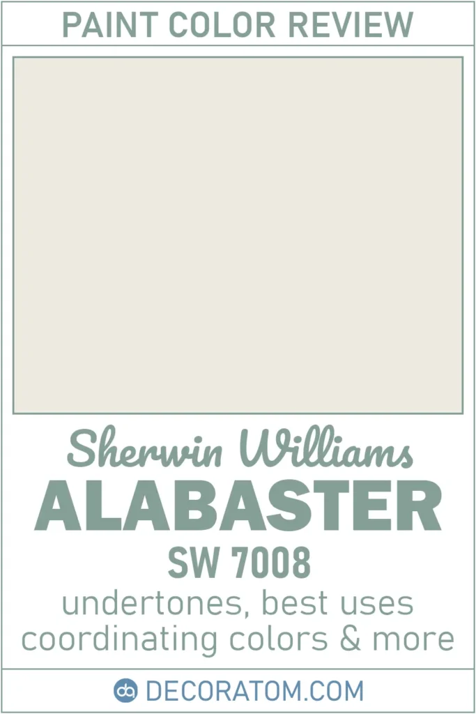 Alabaster SW 7008 Paint Color Review