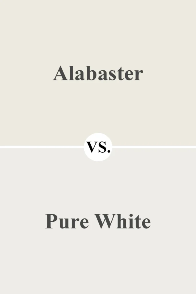 Alabaster VS Pure White