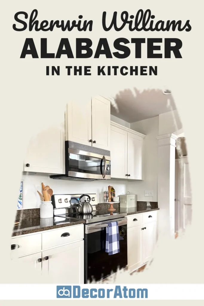 Sherwin Williams Alabaster in the Kitchen
