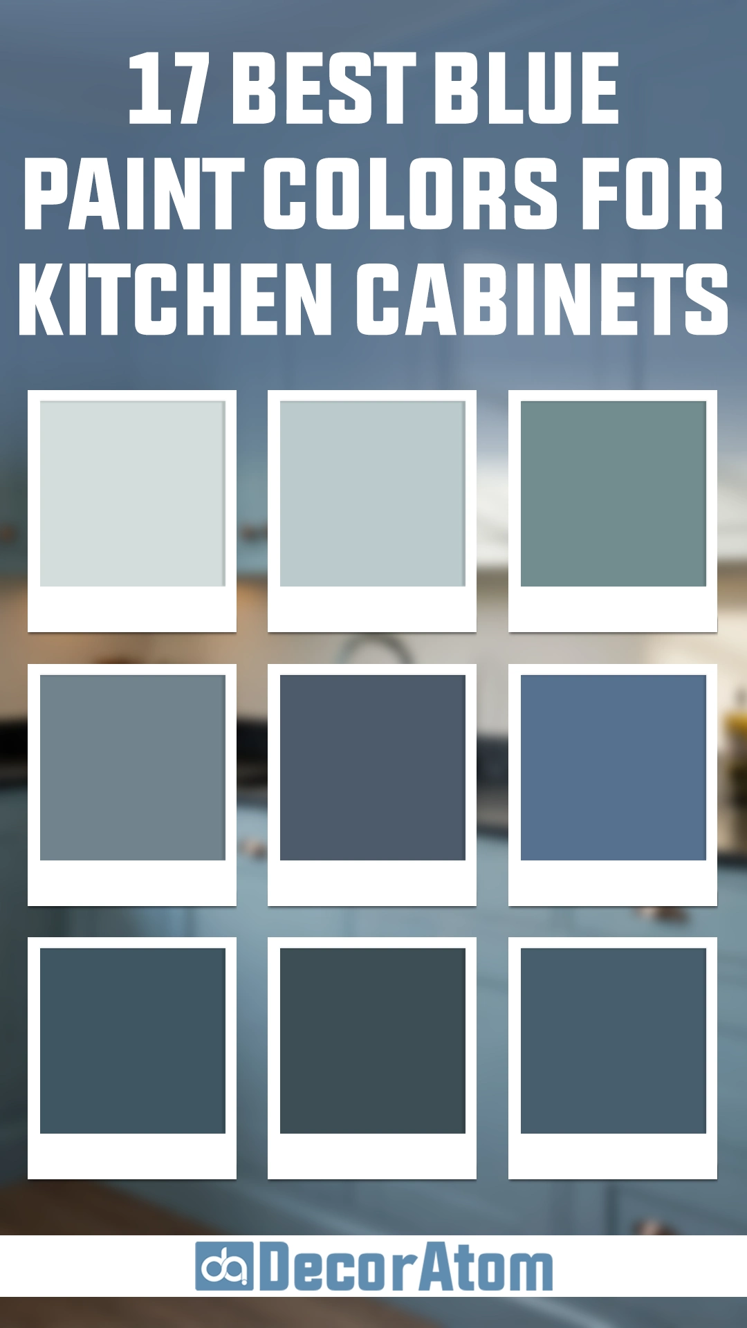 Best Blue Paint Colors for Kitchen Cabinets