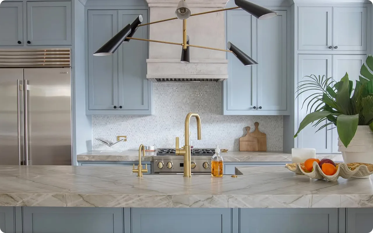 Blue Gray Kitchen Cabinet Colors
