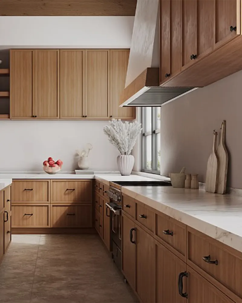 Brown Kitchen Cabinet