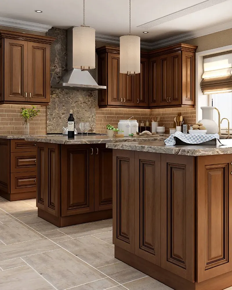 Brown Kitchen Cabinet