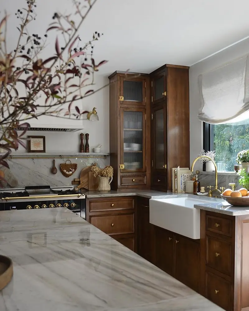 Brown Kitchen Cabinet