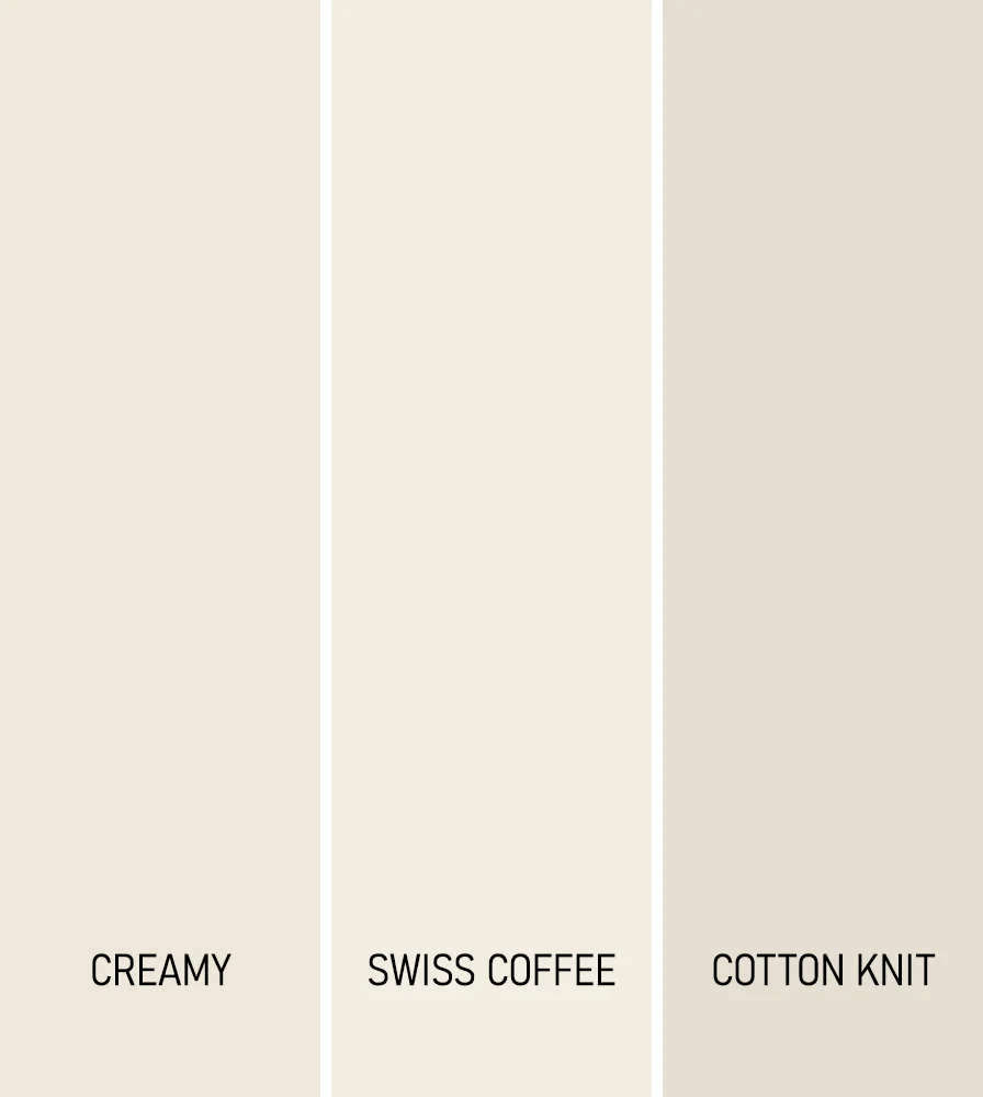 Elegant Cream and Off-White Shades