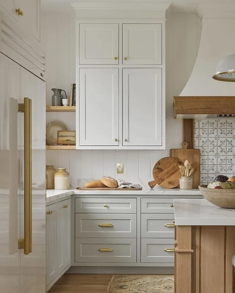 Greige Kitchen Cabinet