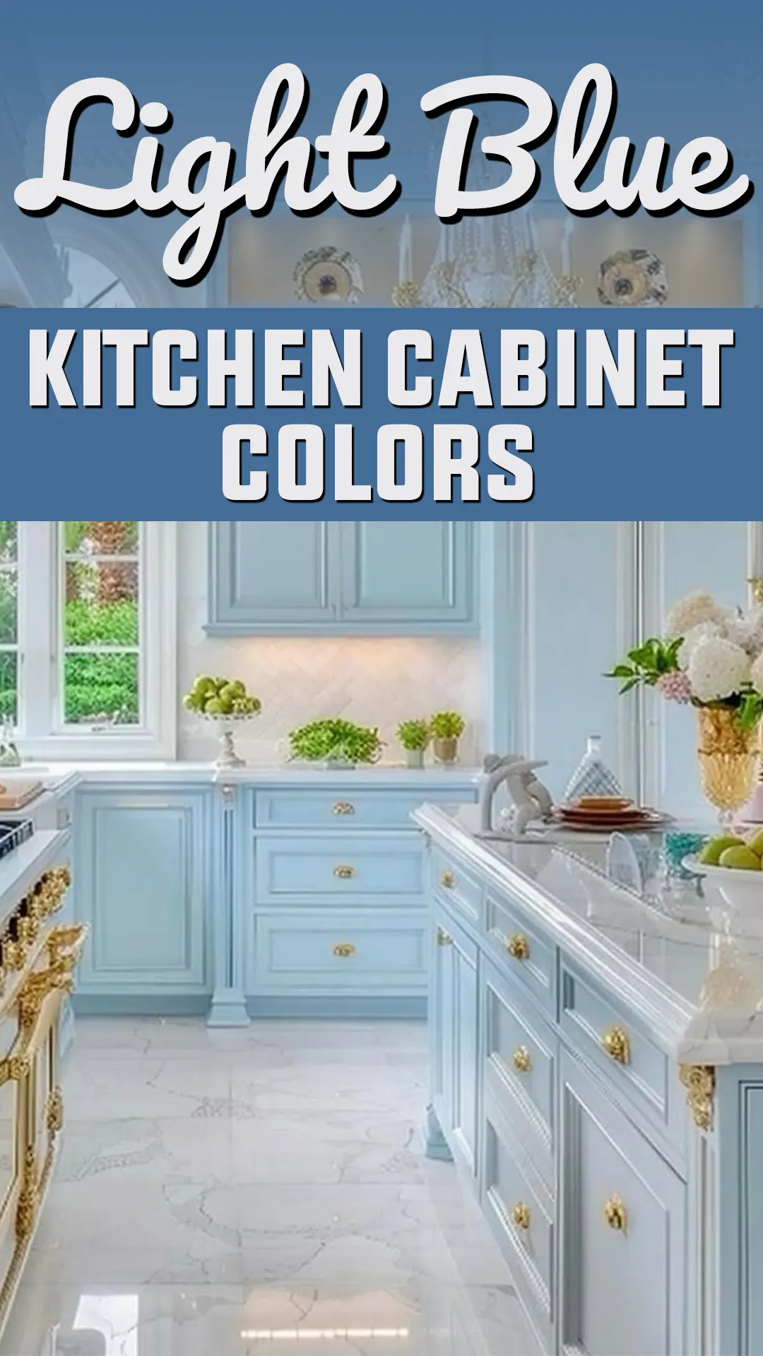 Light Blue Kitchen Cabinet Colors