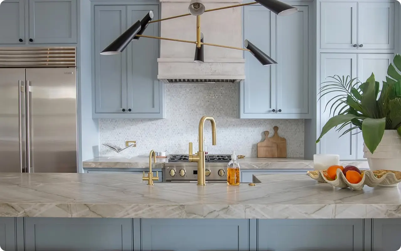 Light Blue Kitchen Cabinet Colors