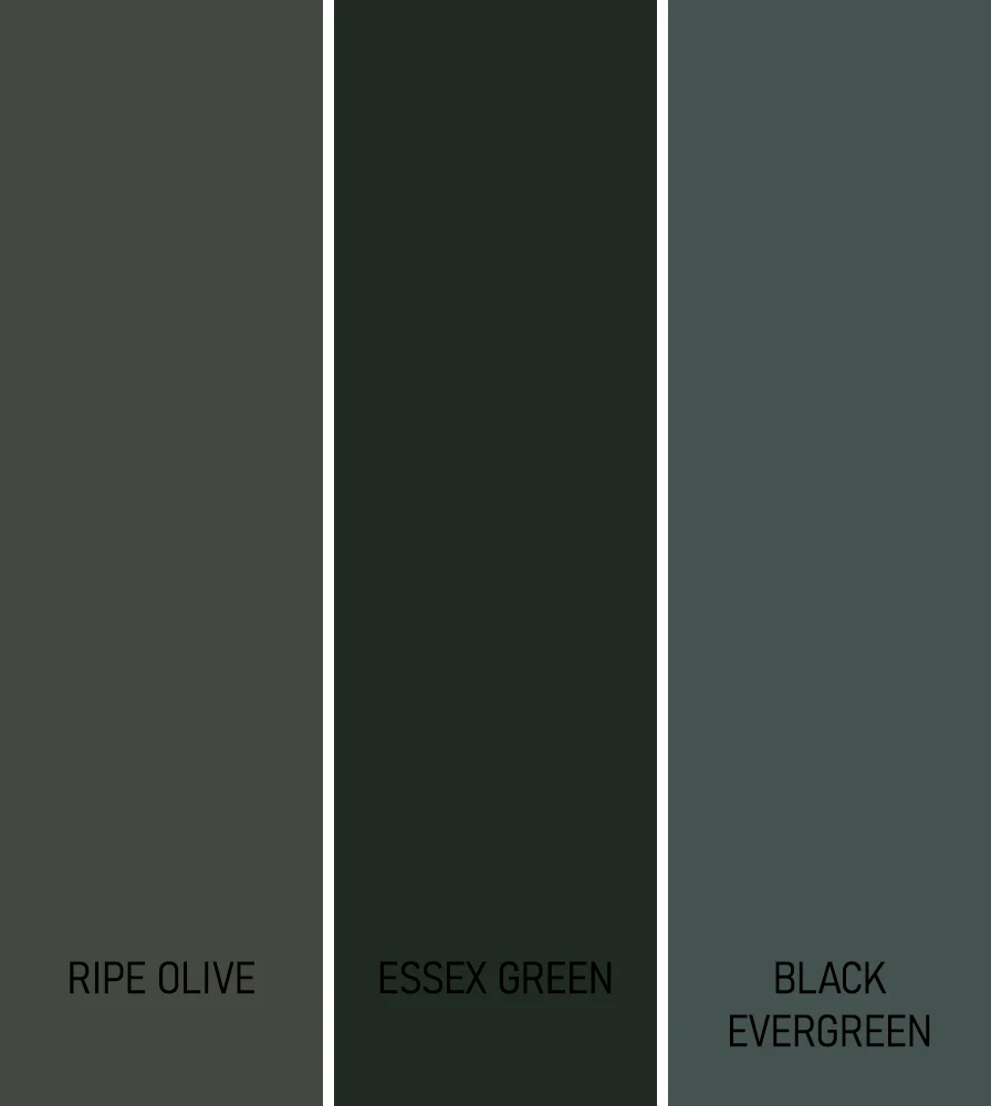 Rich and Earthy Deep Greens
