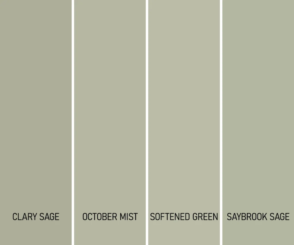 Sage Green Colors for Kitchen Cabinets