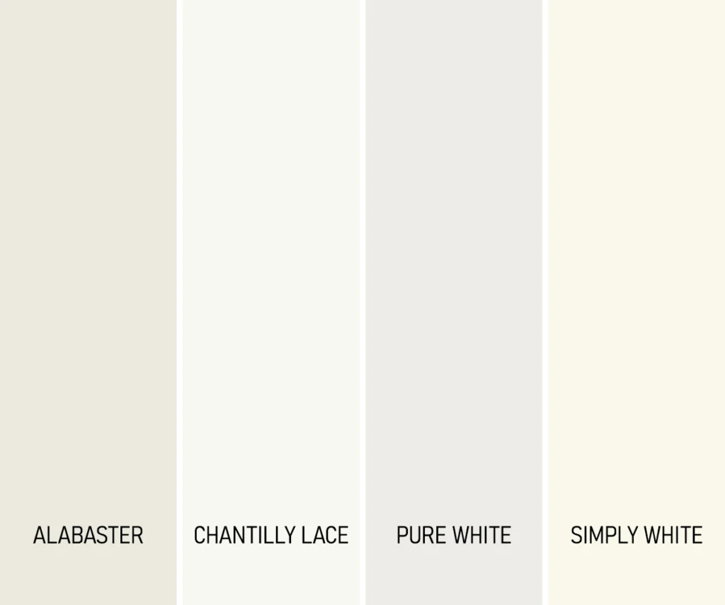 White Colors for Kitchen Cabinets