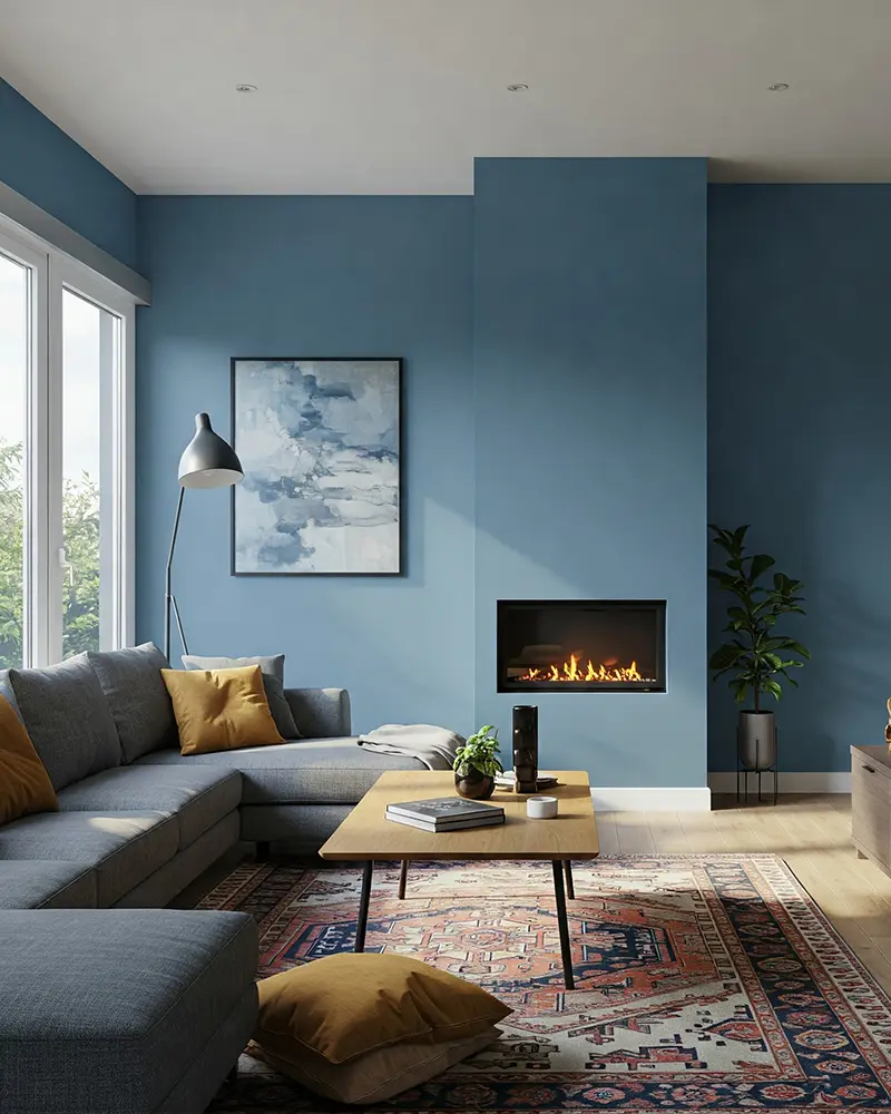 Coastal Blue Living Room