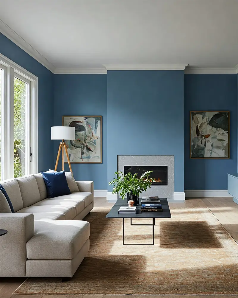 Coastal Blue Living Room