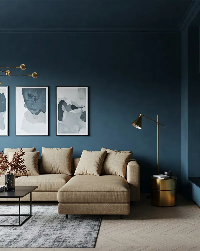 Coastal Blue Living Room