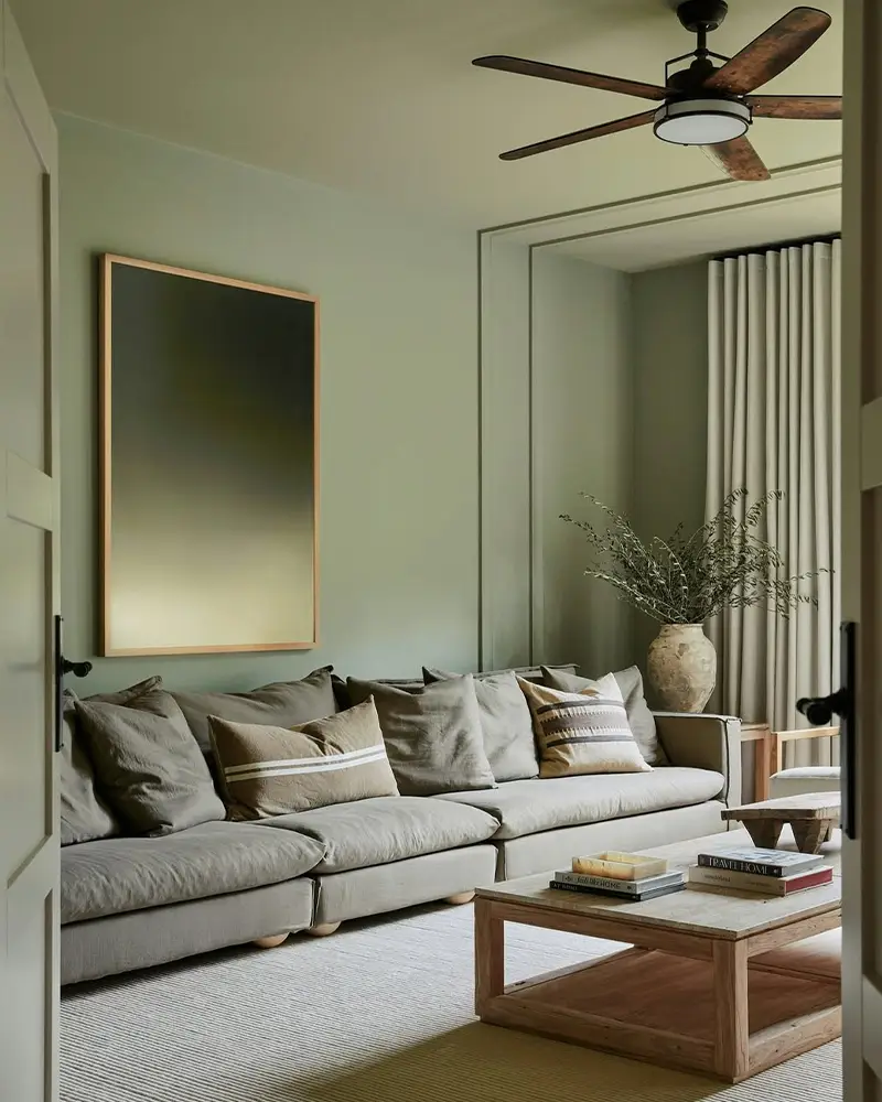 Sage Green Living Room