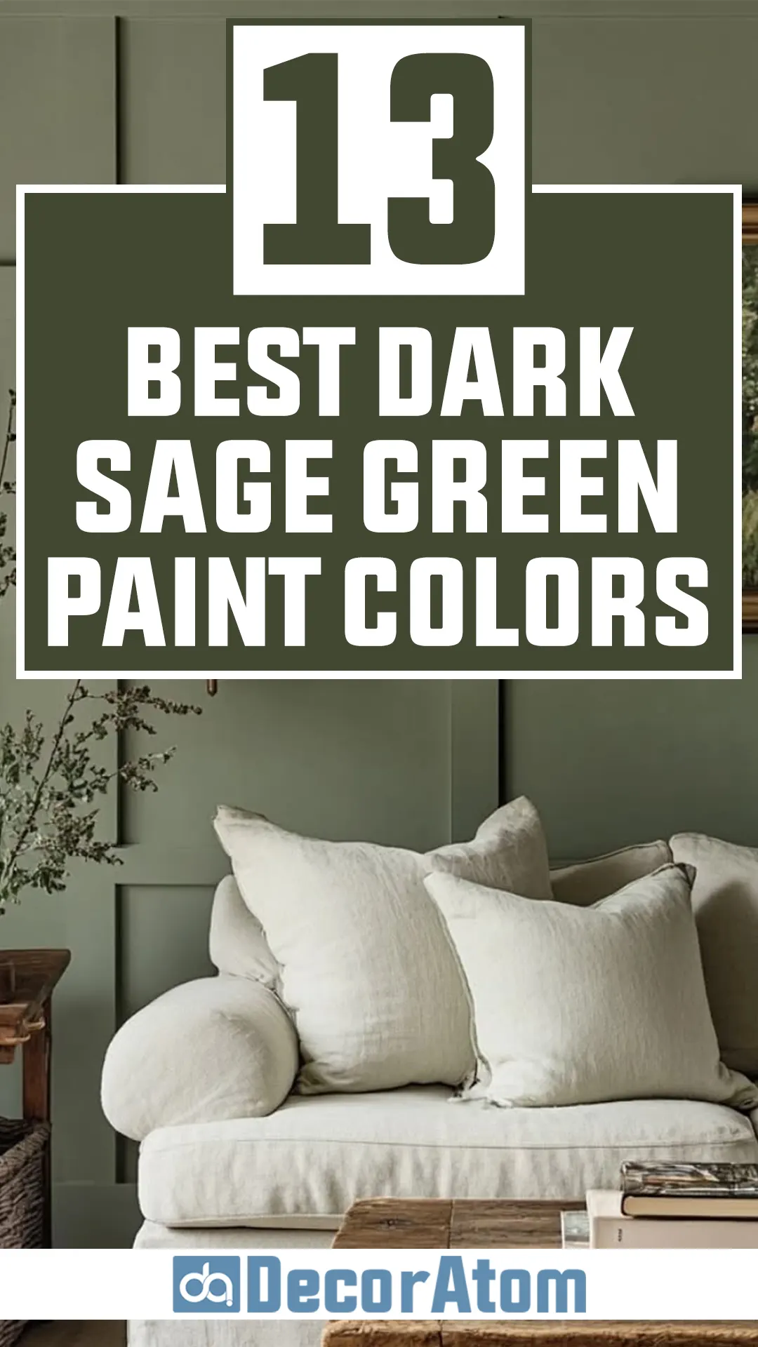 Best Dark Sage Green Paint Colors