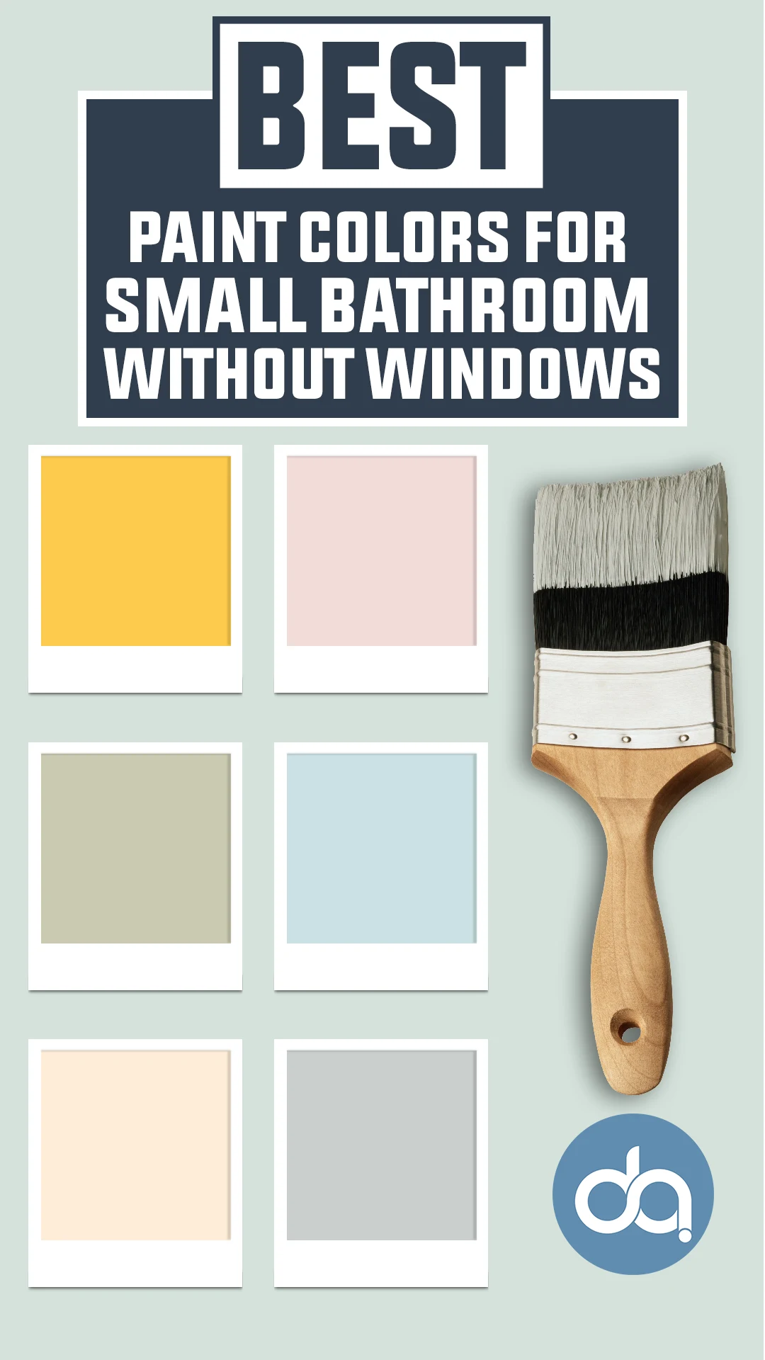 Best Paint Colors for Small Bathrooms Without Windows