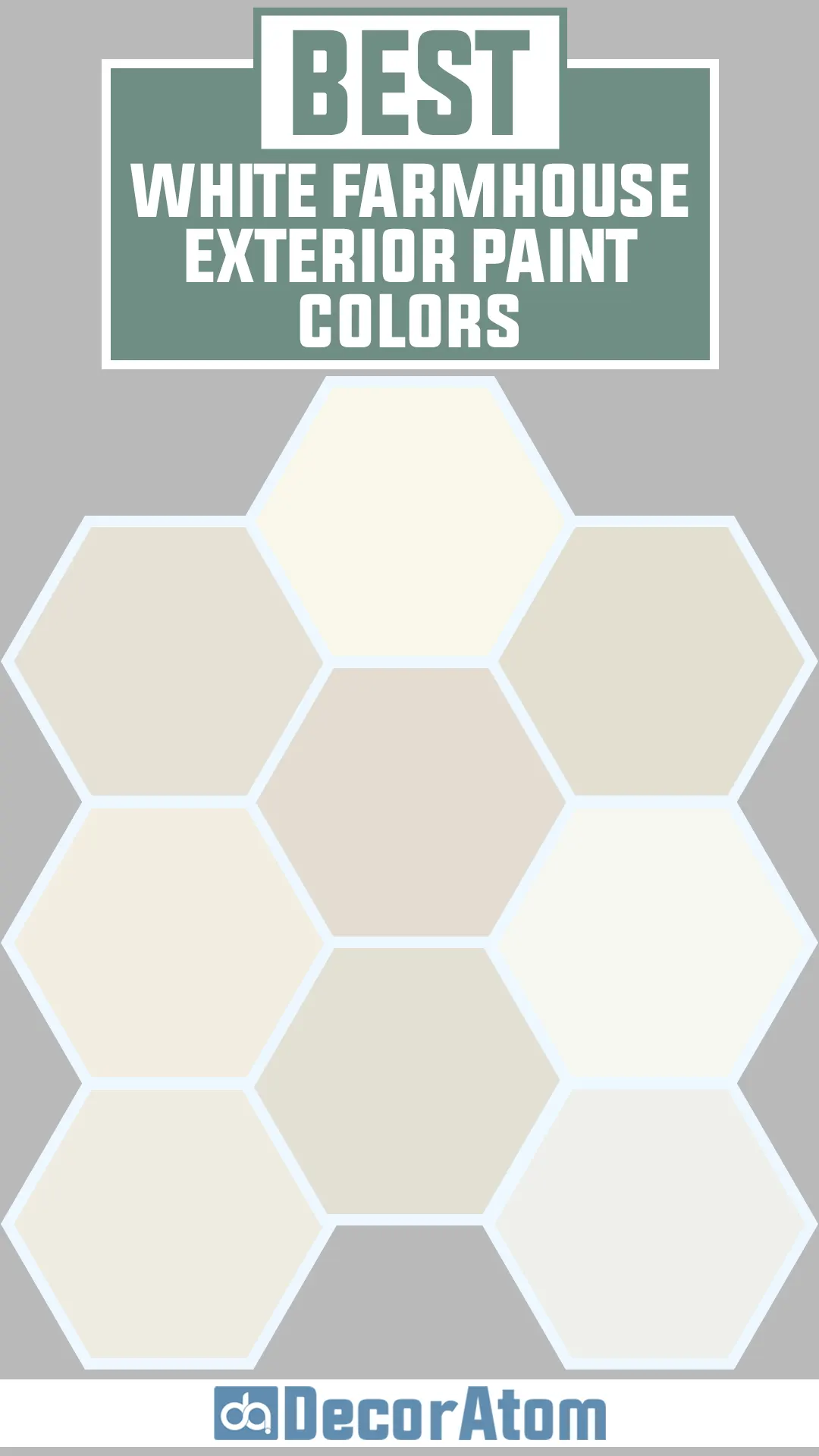 Best White Farmhouse Exterior Paint Colors