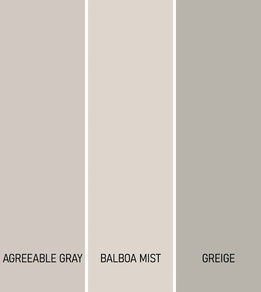 Greige Paint Colors for Small Bathrooms Without Windows