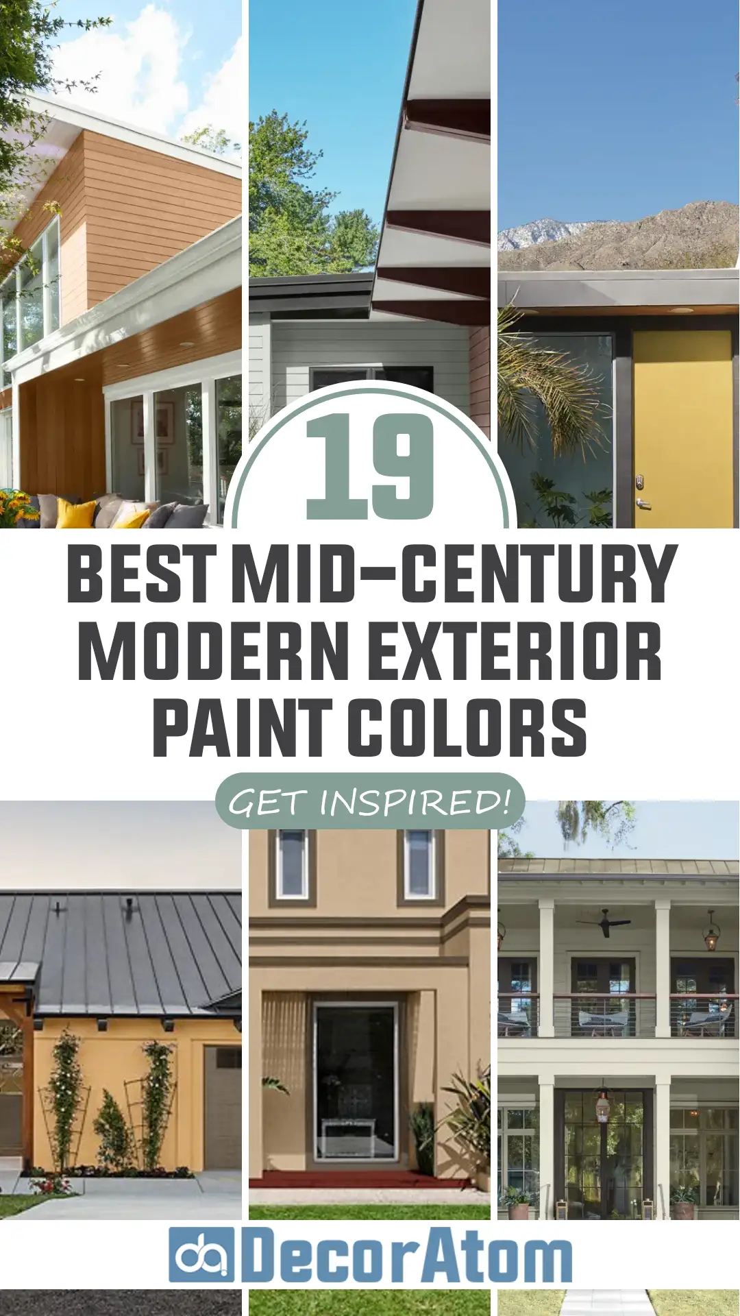 Best Mid-Century Modern Exterior Paint Colors