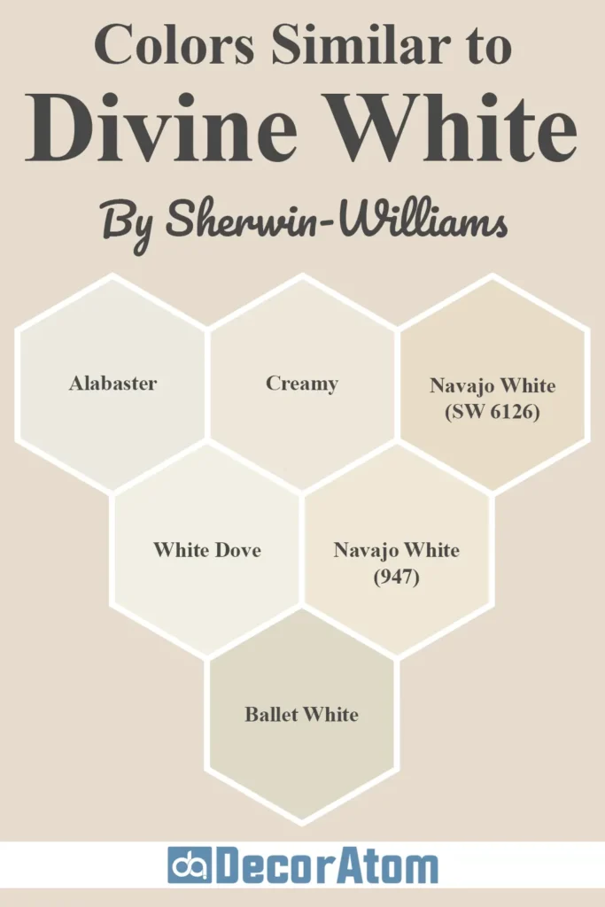 Colors Similar to Sherwin Williams Divine White SW 6105