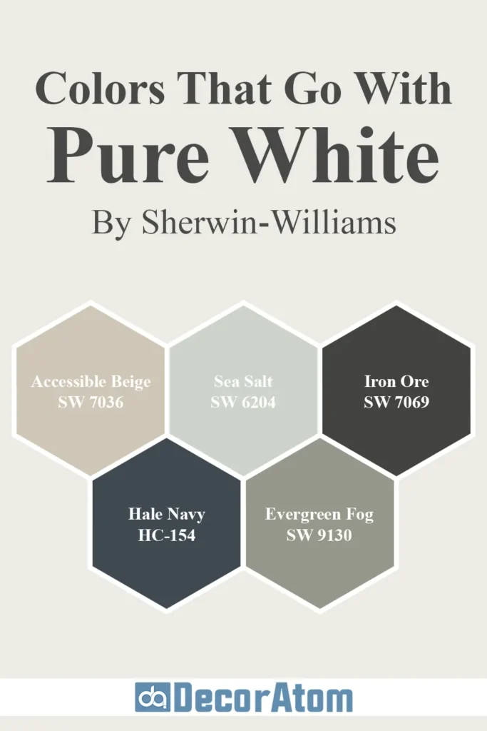 Colors that Go With Sherwin Williams Pure White