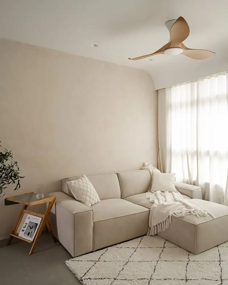 Creamy White Living Room