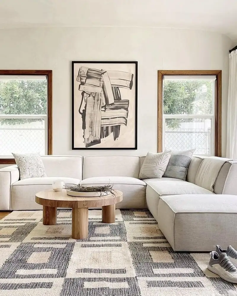 Creamy White Living Room