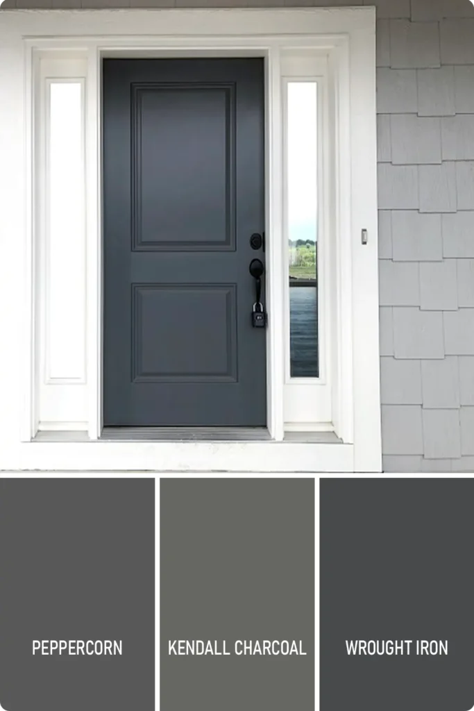 Dark Charcoal Door