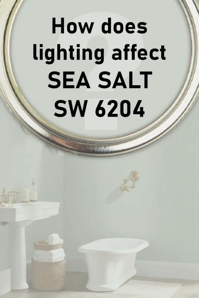How Does Lighting Affect Sherwin Williams Sea Salt SW 6204