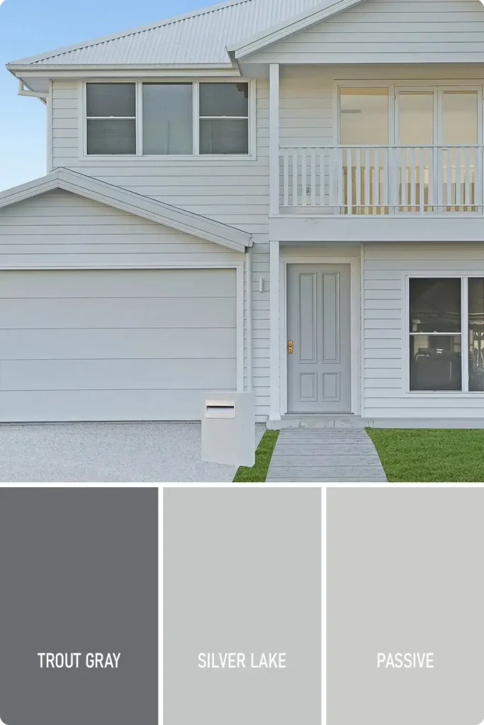 Light Gray Front Door