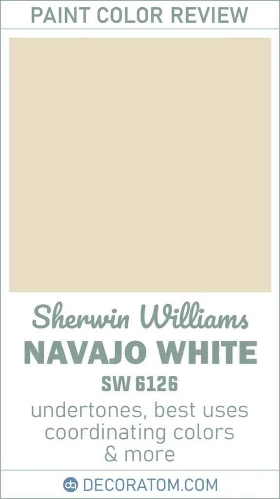 Navajo White SW 6126 by Sherwin Williams