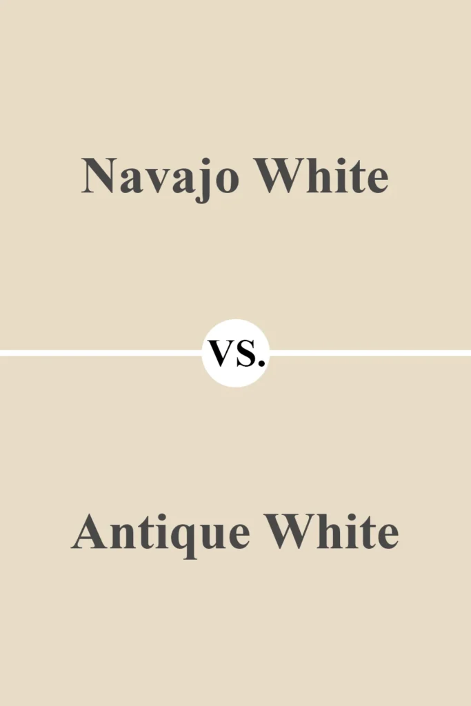 Navajo White VS Antique White