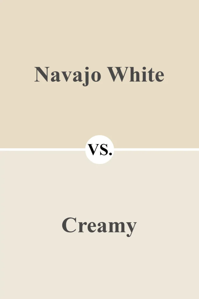 Navajo White VS Creamy