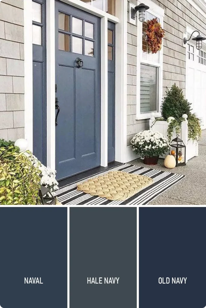 Navy Blue Door