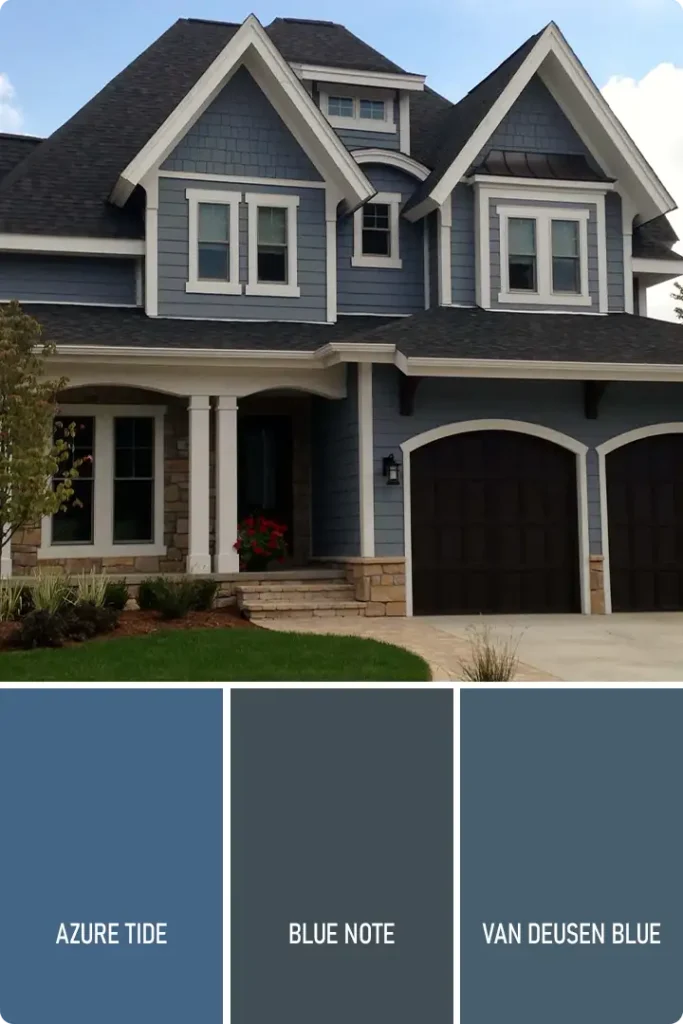 Pacific Blue Exterior House Color