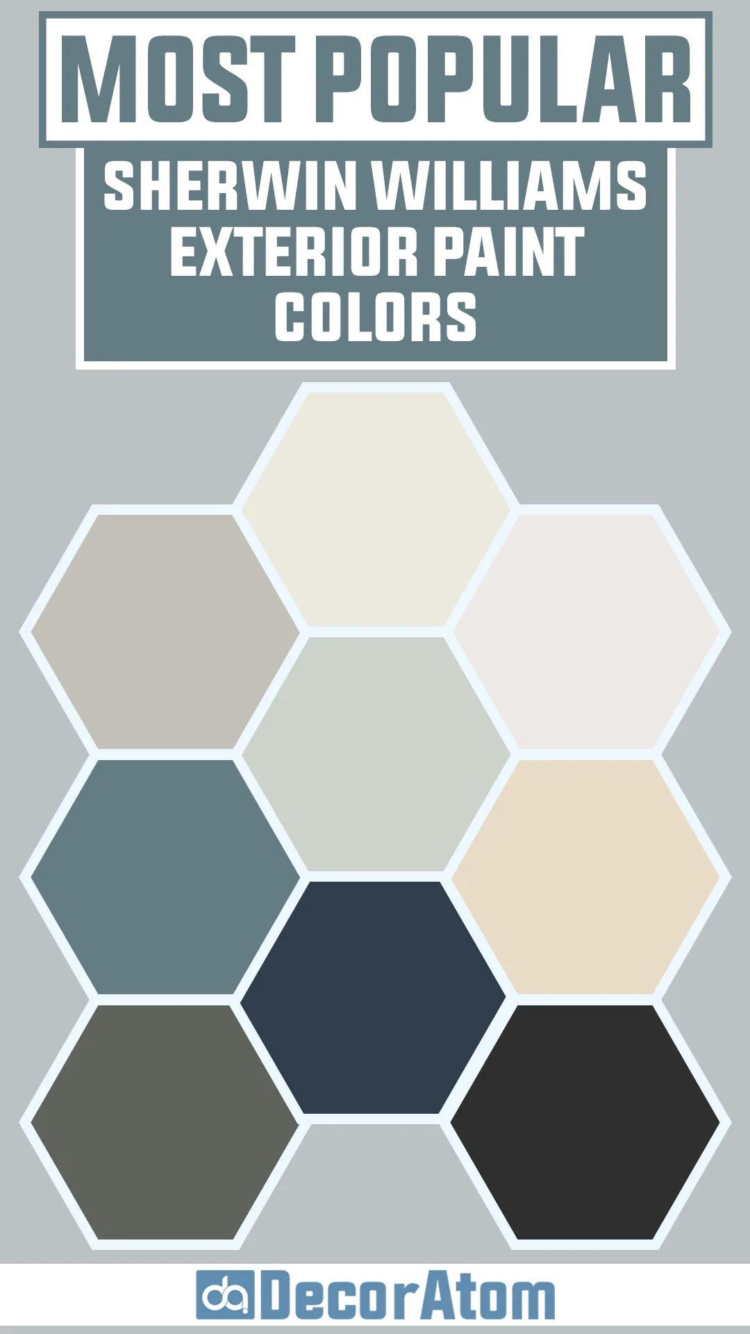 Popular Sherwin Williams Exterior Paint Colors