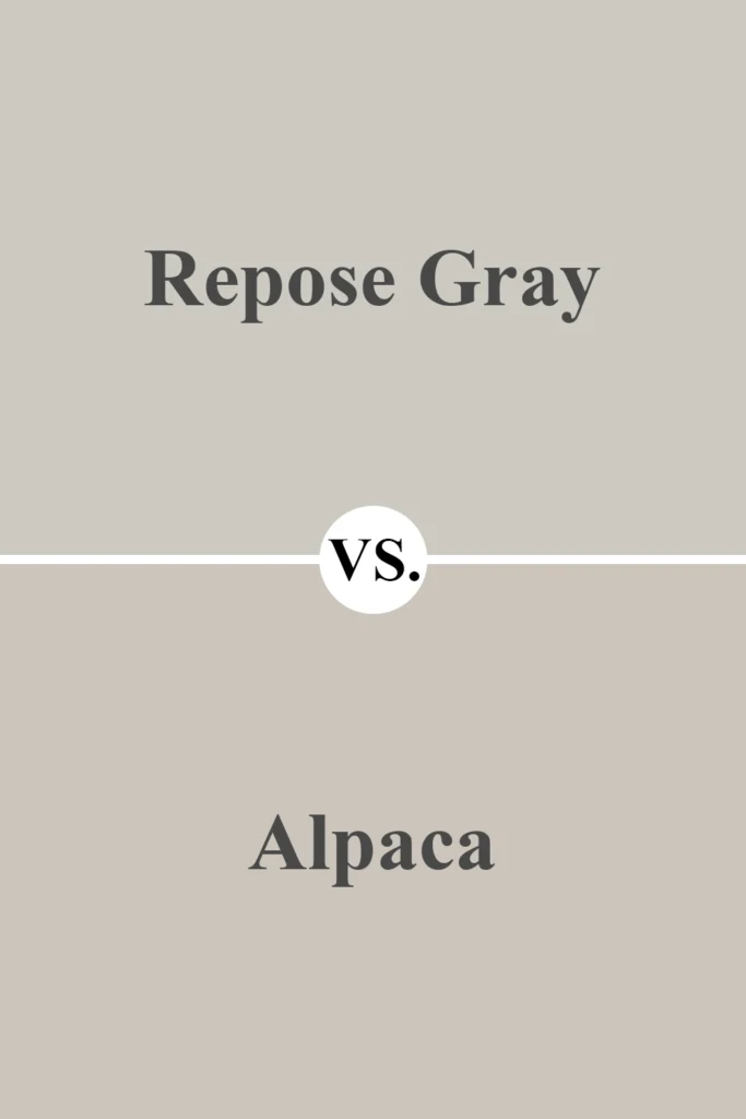 Repose Gray VS Alpaca
