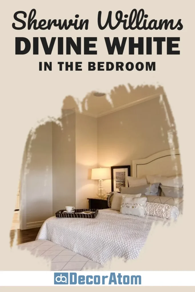 Sherwin Williams Divine White in the Bedroom