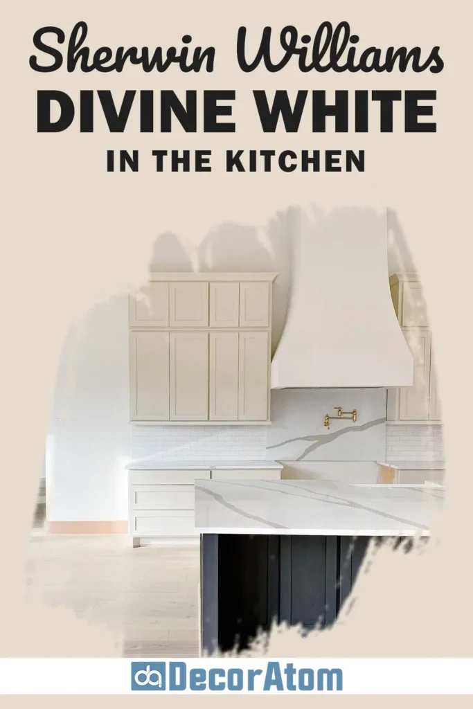 Sherwin Williams Divine White in the Kitchen
