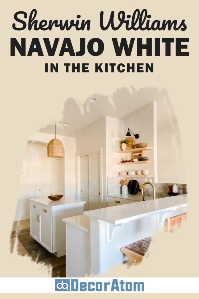 Sherwin Williams Navajo White in the Kitchen
