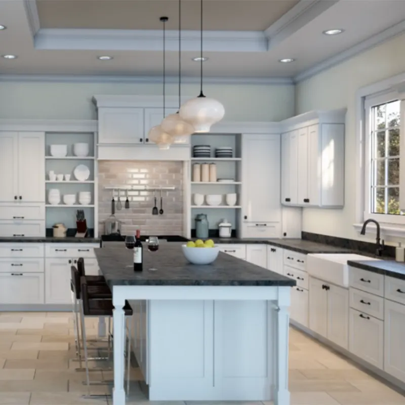 Sherwin Williams Pure White in Kitchen