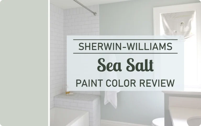 Sherwin-Williams Sea Salt SW 6204 Paint Color Review