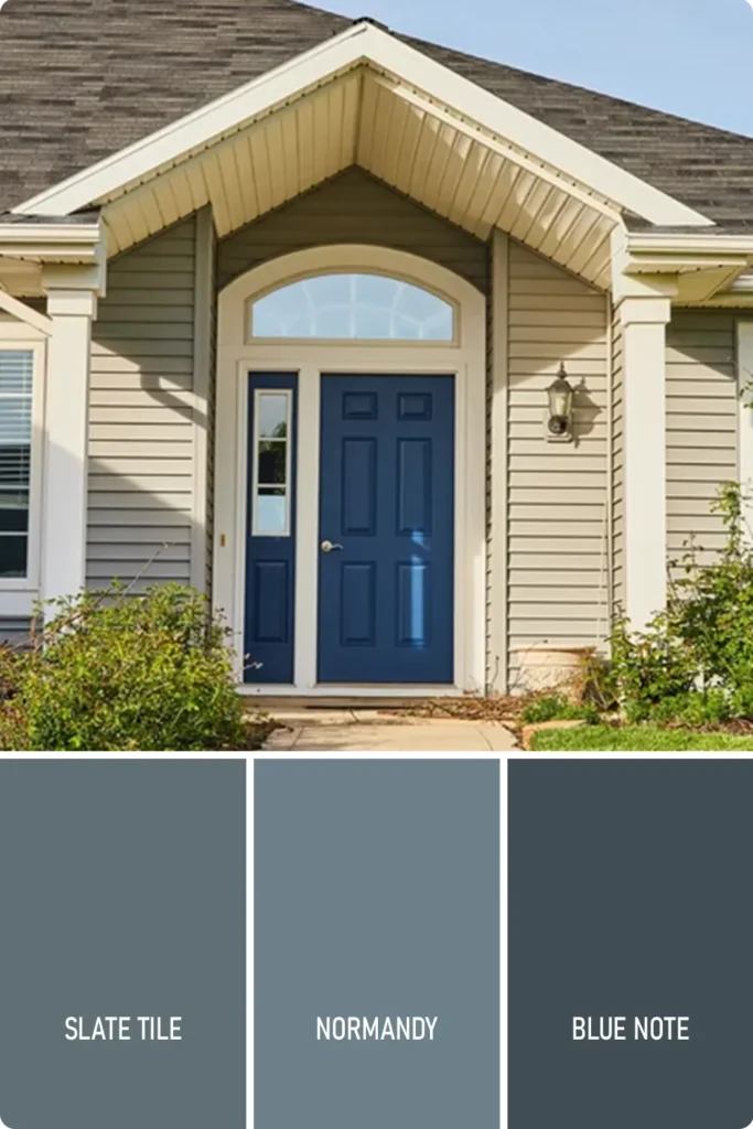 Slate Blue Door