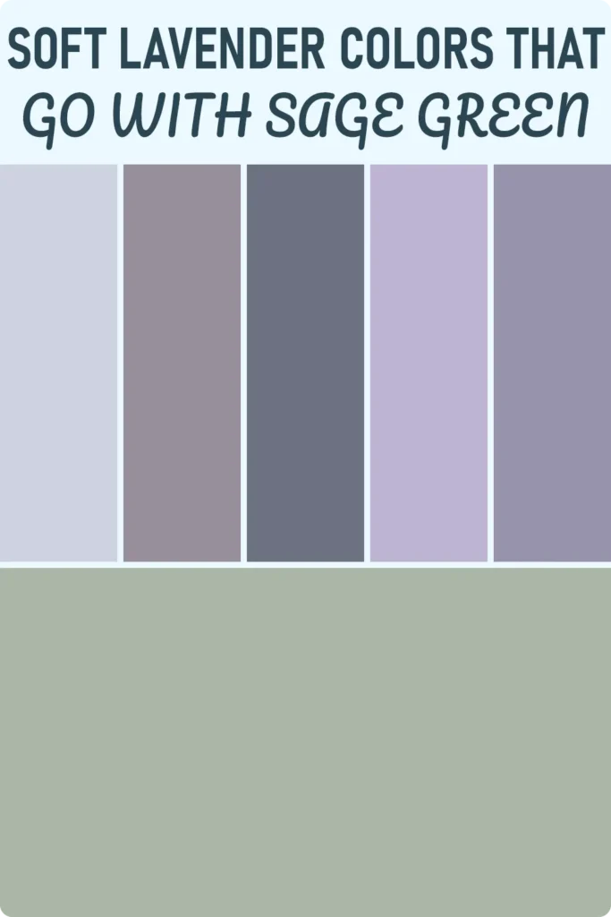 Soft Lavender Colors That Go With Sage Green