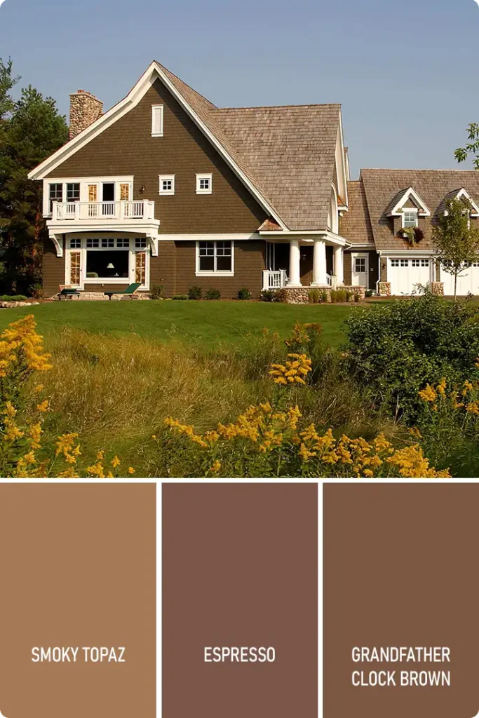 Umber Exterior House Color