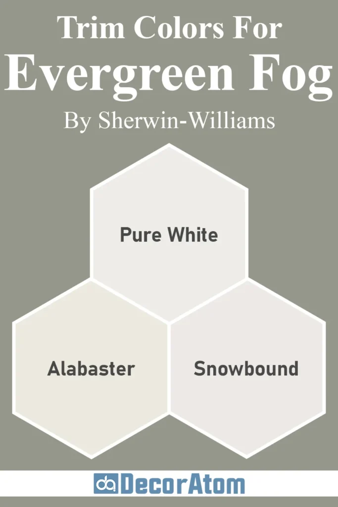 Trim Colors to Pair With Sherwin-Williams Evergreen Fog