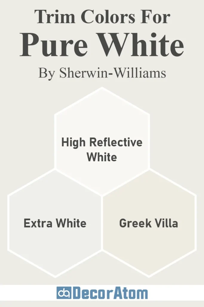 Trim Colors to Pair With Sherwin Williams Pure White