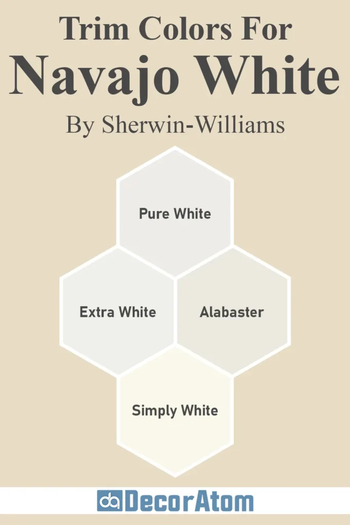 Trim Colors to Pair With Sherwin Williams Navajo White SW 6126