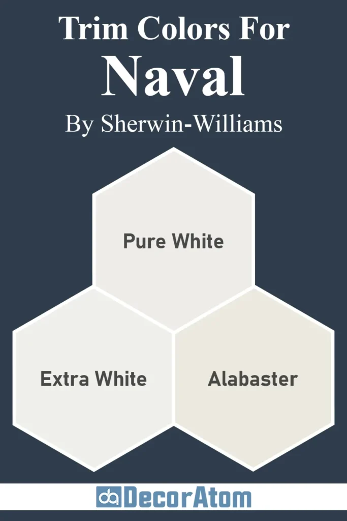 Trim Colors to Pair With Sherwin-Williams Naval SW 6244